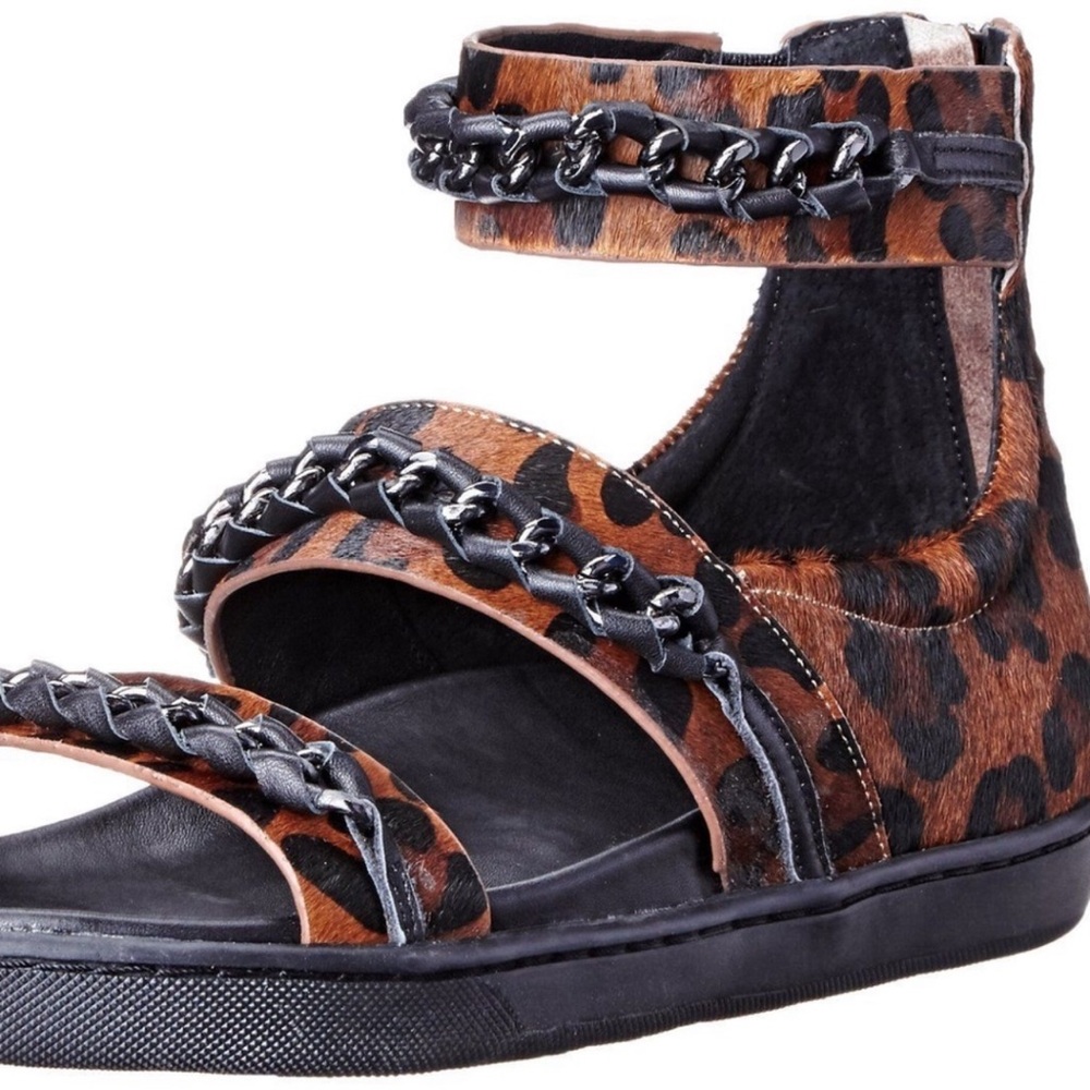 A7EIJE 71 Aida Cheetah Gladiator Sandals